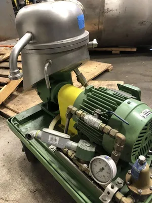 Westfalia SA 1-02-175 pilot plant separator, 316SS.