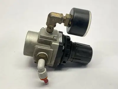 AR30K-N03-YZ | SMC  Pneumatic Regulator 3/8" NPT - Used