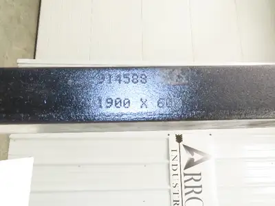 Cascade 7200034 5X60" Class 3 Steel Forklift Forks 20" Carriage 1-Pair 1900X600