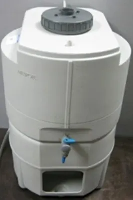 QTY. 1. MILLIPORE 30 LITER PE STORAGE TANK, CAT NO...