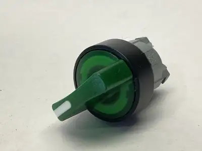 ZB4BK15337 | Schneider Electric  Illuminated Selector Switch Head Green 22mm 3-Pos - New Other