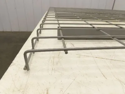 New Pallet Rack Wire Deck 42x46" Waterfall 3 Step Channel Racking 2500lb Mesh