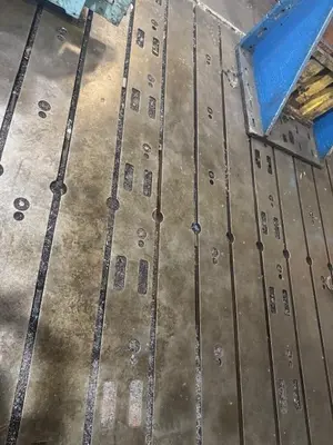 12' X 4' X 14" T-SLOTTED FLOOR PLATE: STOCK  #23499
