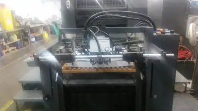 Heidelberg 74 -8PL 8 color plus coater asking $1900/mo.