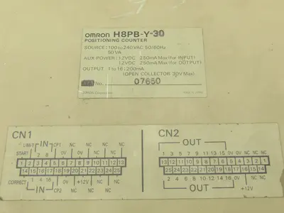 Omron H8PB-Y-30 Cam Positioner Counter 240V
