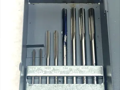 Used Hertel Chucking Reamers 0.123" to 0.4995" SET OF 14 REAMERS Reamers Michigan US | Maverick Industrial Sales #1396504