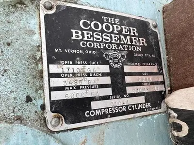 USED COOPER BESSEMER C10AF-14