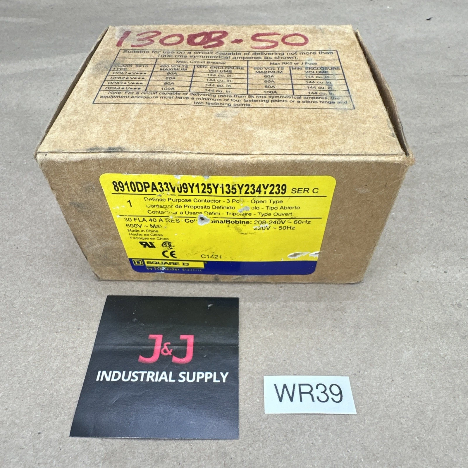 NEW Square D 8910DPA33V09Y125Y135Y234Y239