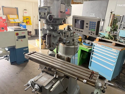 BRIDGEPORT SERIES 1 2HP 9"x48" MILLING MACHINES, VERTICAL | Wheeler Machinery Sales (3)