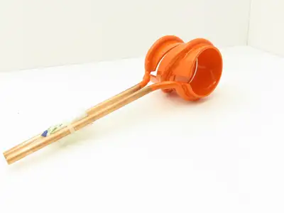 Thermatool TT3SE-2.75 Induction Heating Coil Band 2-3/4"ID x 4" Double Turn