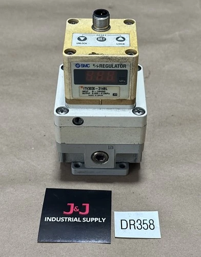Used SMC ITV3030-314BL Air Pressure Regulators Indiana US | J&J Industrial Supply #1078877