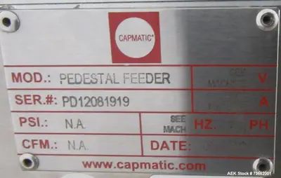 Used CAPMATIC VERIFILL Liquid & Paste Complete Packaging Lines Illinois US | Aaron Equipment #1130451