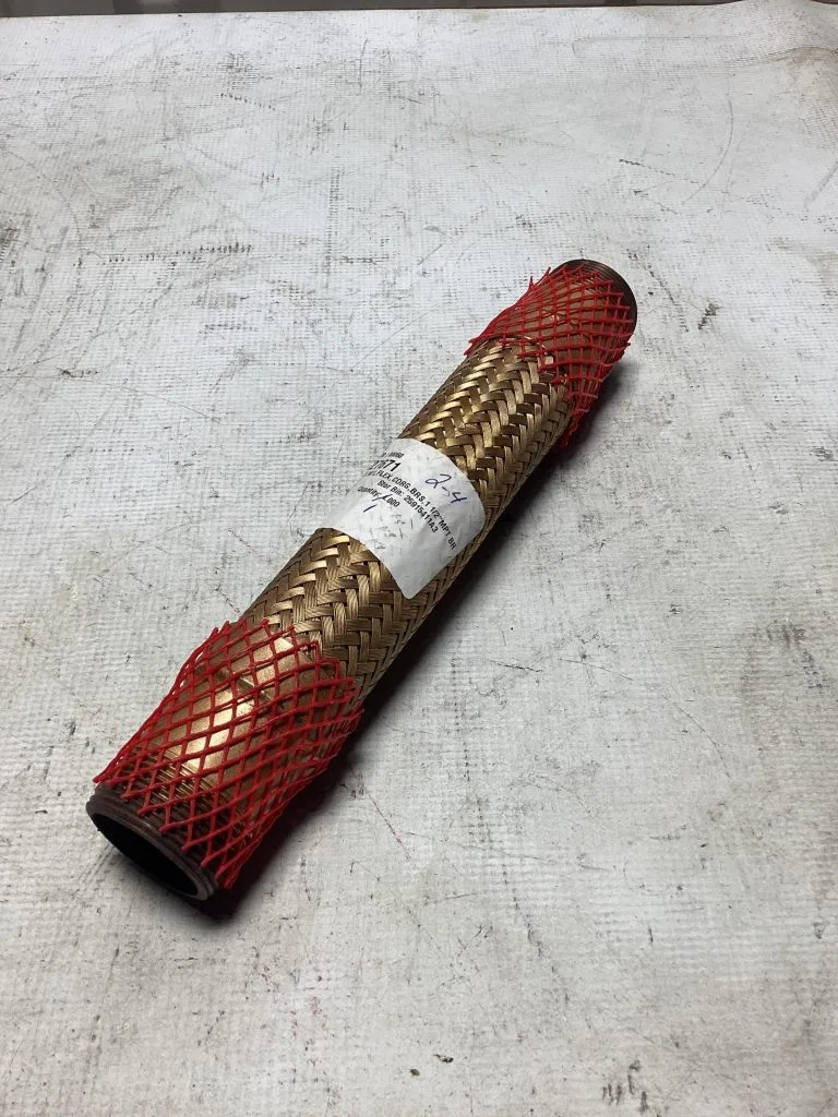 Corrugated Bronze Flex Hose Assembly 12″ X 1 1/2″