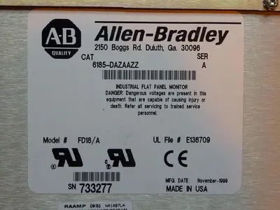 USED ALLEN BRADLEY 6185-DAZAAZZ SER A