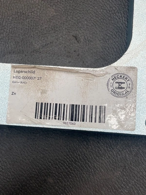 HECKERT Lagerschild HEG‑000007927 Bearing Shield NEW