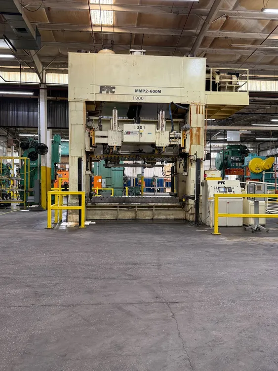 Used 2003 PTC MMP2-600M-144-60 Straight Side Presses Michigan US | Rygate LLC #299020