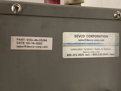 Used VOGEL VOG-44-05244 Lubrication Equipment Ohio US | Surplus Asset Holdings #1578886