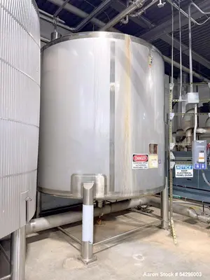 Used Feldmeier 4,700 Gallon Stainless Steel Tank – Vertical Process Vessel with