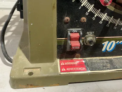 Used DELTA 10” BENCH TOP SAW Woodworking Table Saws Michigan US | Miedema Asset Management Group #1372203