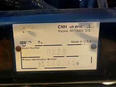 USED 2005 NEW HOLLAND BW28