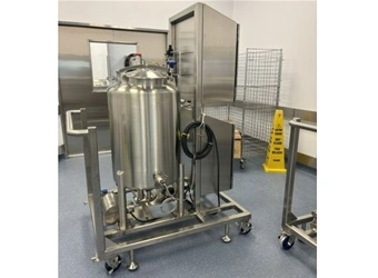 Used HOLLAND HOLLAND S/S 100 LITER VESSEL WITH 40G CIP SKID Pressure Vessels New York US | Michael Benalt Inc #1274259