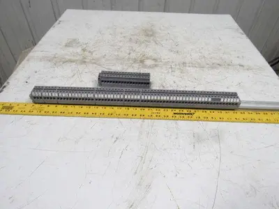 Entrelec 5120-M10/10 Gray Terminal Block Din Rail Strip 800V 55A Lot of 100