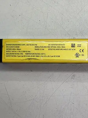 Used BANNER BANNER SLSCE14-900Q8 Sensors | ND Industrial Surplus #1214275