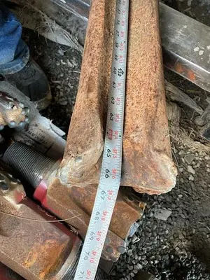 Used AFTERMARKET 5.70” X 66" CABLE TOOL DRILLING CHISEL BIT Other Cutting Tools Pennsylvania US | East West Machinery & Drilling #1417259