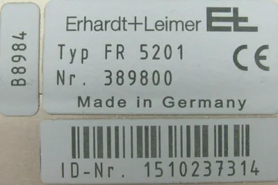 NEW ERHARDT & LEIMER FR5201 INFARED EDGE SENSOR 389800