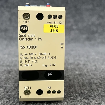 Used Allen-Bradley 156-A30BB1 PLC Contactors California US | Davliegogo LLC #1707119