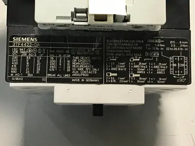USED SIEMENS 3TF4422-0A