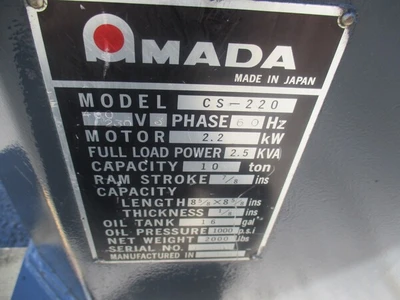 USED AMADA CS-220