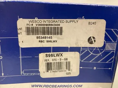 New | in-Stock RBC S96LWX Bearings Ohio US | Surplus Asset Holdings #1234458