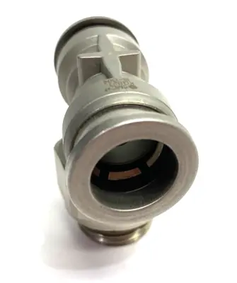 USED SMC METAL BRANCH TEE SWIVEL FITTING 16MM OD TUBE