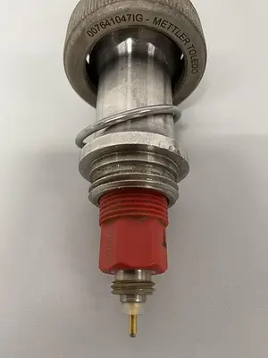 USED METTLER TOLEDO STAINLESS STEEL PH GLASS SENSOR PROBE
