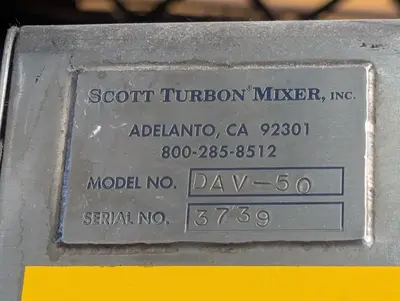 Used 1996 SCOTT TURBON DAV50 Chemical & Process Equipment Ohio US | HGR 24 #728513