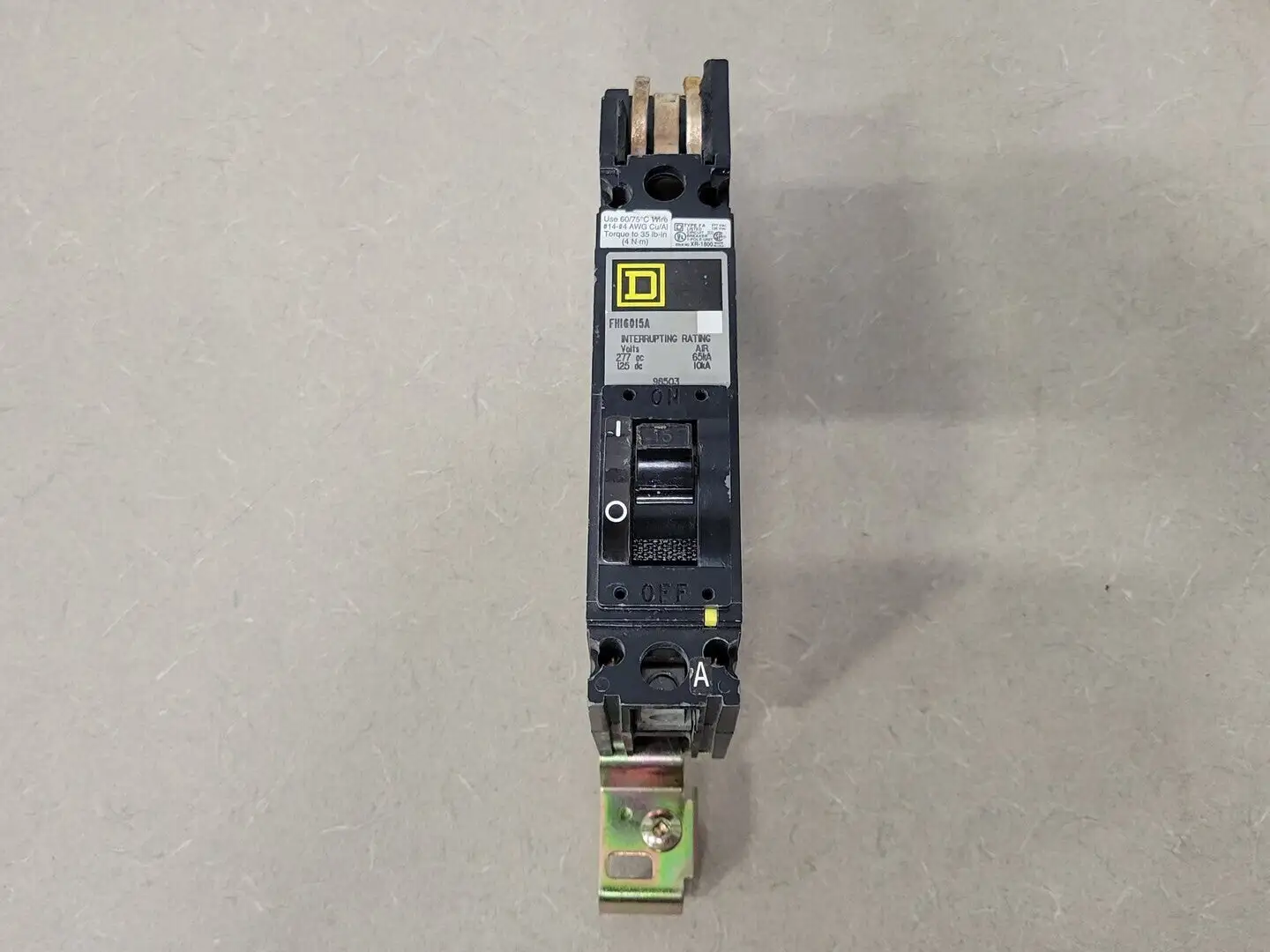 USED SQUARE D FH16015A