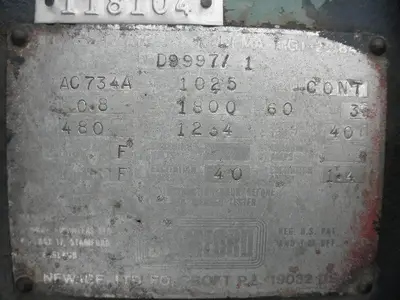 USED STAMFORD 900 KW