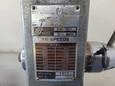 1979 DURACRAFT FM-1617 Drilling & Tapping | MD Equipment Services LLC (9)