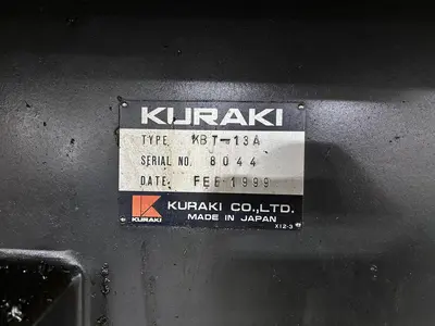 USED 1999 KURAKI KBT-13A