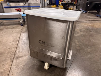 600 Pound SS Dump Buggy with Plastic Lid