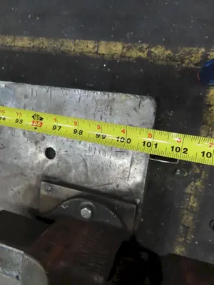 120" X 100" HEAVY DUTY STEEL LAYOUT WORK STATION TABLE: STOCK #23551