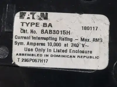 USED EATON BAB3015H
