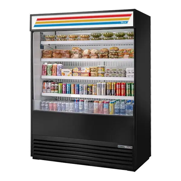 Used True TOAM-60-HC~TSL01 Open Air Merchandisers (coolers) Illinois US | Falcon Restaurant Supply #1374443