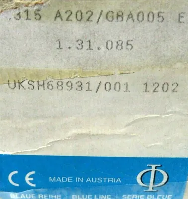 NEW KRAUS & NAIMER C315 ROTARY CAM SWITCH C80 C26 UKSH68931/001