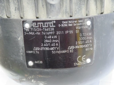 Used EMOD _UNKNOWN_ A.C. Motors Texas US | OCO Industrial #1600670