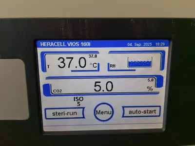 Thermo HERAcell Vios 160i Copper CO2 Incubator (2023) Looks New, Calibrated