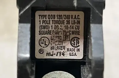 Used SQUARE D QOB120 Switchgears Ohio US | Surplus Asset Holdings #1185622