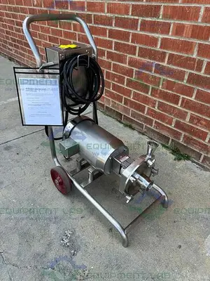 USED FRISTAM FPX732-165 CENTRIFUGAL PUMP W/STAINLESS 7 1/2 HP MOTOR, 480V, CONTROLLER