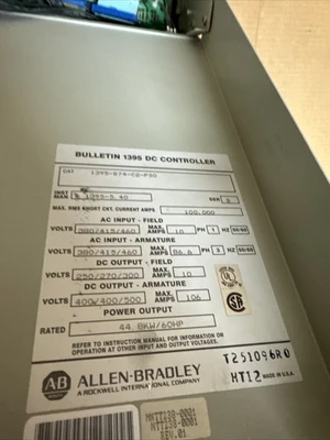 USED Allen-Bradley 1395-B74-C2-P50